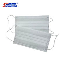 Disposable 3 Ply Breathable Blue Non Woven Surgical Face Mask